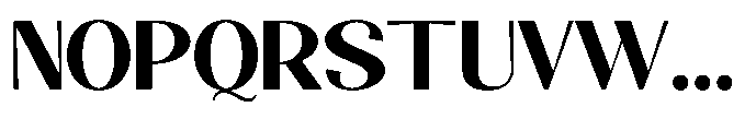 Natharie Bold Font UPPERCASE