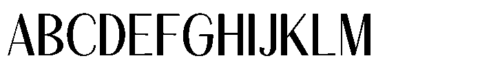 Natharie Condensed Font UPPERCASE