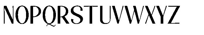 Natharie Condensed Font UPPERCASE