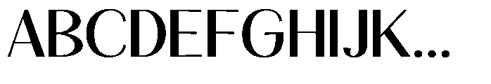 Natharie Expanded Font UPPERCASE