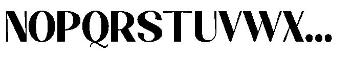 Natharie Extra Bold Condensed Font UPPERCASE