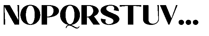 Natharie Extra Bold Sem Exp Font UPPERCASE