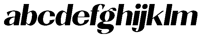 Natharie Extra Bold Slant FONT