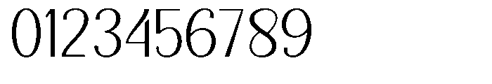 Natharie Extra Light Expanded Font OTHER CHARS