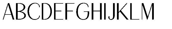 Natharie Extra Light Expanded Font UPPERCASE
