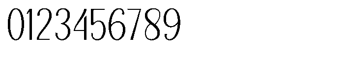 Natharie Extra Light Semi Condensed Font OTHER CHARS