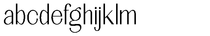 Natharie Extra Light Semi Condensed FONT