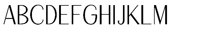 Natharie Extra Light Font UPPERCASE