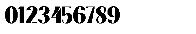 Natharie Heavy Condensed Font OTHER CHARS