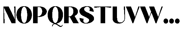 Natharie Heavy Condensed Font UPPERCASE