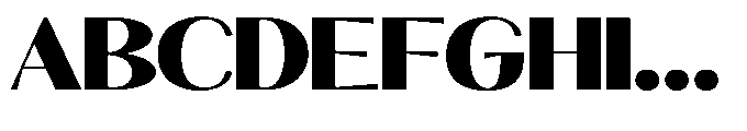 Natharie Heavy Expanded Font UPPERCASE