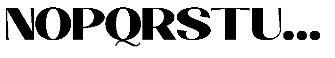 Natharie Heavy Expanded Font UPPERCASE