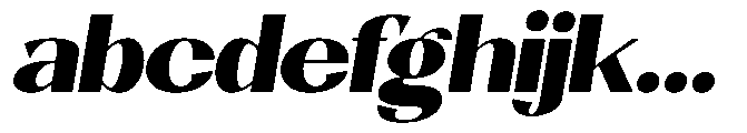 Natharie Heavy Sem Exp Slant FONT