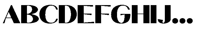 Natharie Heavy Semi Expanded Font UPPERCASE