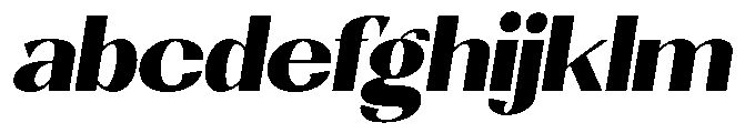 Natharie Heavy Slant FONT