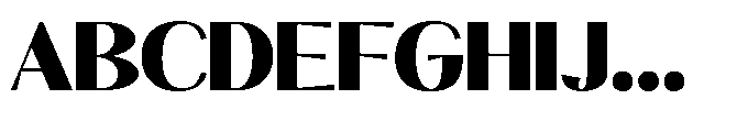 Natharie Heavy Font UPPERCASE