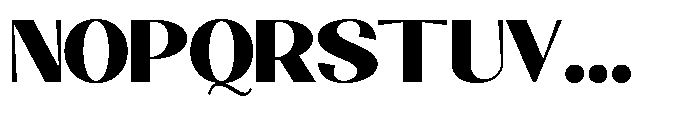Natharie Heavy Font UPPERCASE