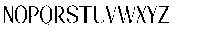 Natharie Light Condensed Font UPPERCASE