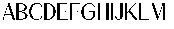 Natharie Light Expanded Font UPPERCASE