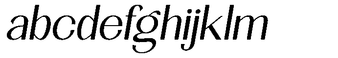 Natharie Light Sem Exp Slant FONT