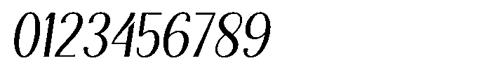 Natharie Light Semi Condensed Slant Font OTHER CHARS