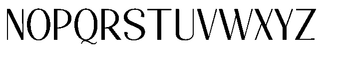 Natharie Light Semi Condensed Font UPPERCASE