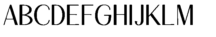 Natharie Light Semi Expanded Font UPPERCASE