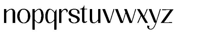 Natharie Light Semi Expanded Font LOWERCASE