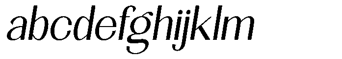 Natharie Light Slant FONT