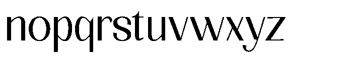 Natharie Light Font LOWERCASE