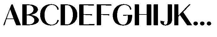 Natharie Medium Expanded Font UPPERCASE
