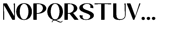 Natharie Medium Expanded Font UPPERCASE