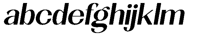 Natharie Medium Sem Exp Slant FONT