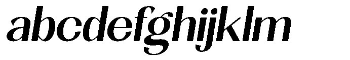 Natharie Medium Slant FONT
