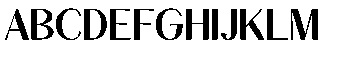 Natharie Medium Font UPPERCASE