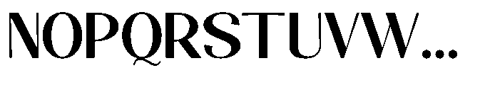 Natharie Medium Font UPPERCASE