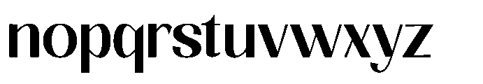 Natharie Medium Font LOWERCASE