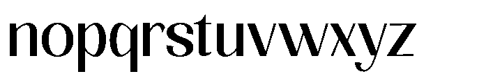 Natharie Regular Font LOWERCASE