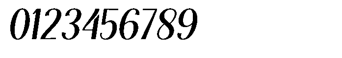 Natharie Semi Condensed Slant Font OTHER CHARS