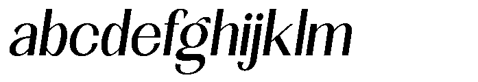 Natharie Semi Condensed Slant FONT