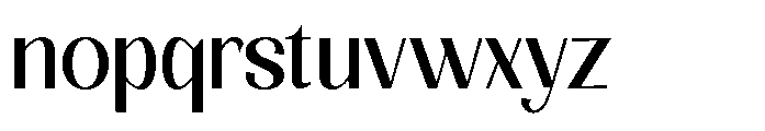 Natharie Semi Condensed Font LOWERCASE