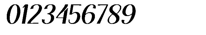 Natharie Semi Expanded Slant Font OTHER CHARS