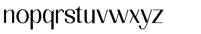 Natharie Variable Font LOWERCASE