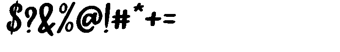 Nathot Regular Font OTHER CHARS