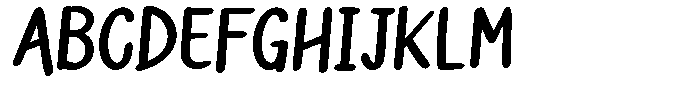 Nathot Regular Font UPPERCASE