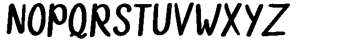 Nathot Regular Font UPPERCASE
