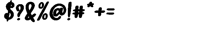 Nathot Semi Bold Font OTHER CHARS