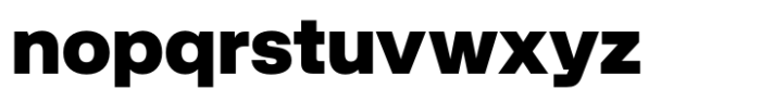 Natio Black Font LOWERCASE