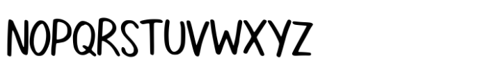 National Handwriting Font UPPERCASE