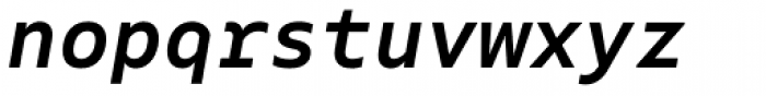 Native Bold Italic Font LOWERCASE